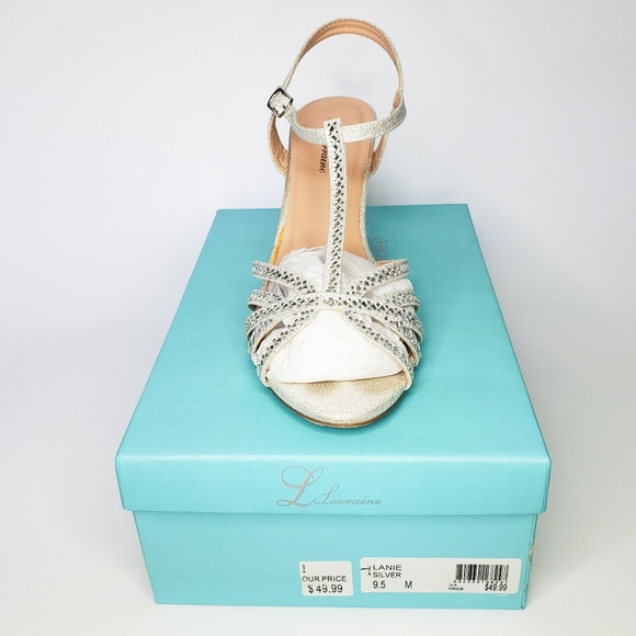 Sparkly Silver Heels - Picture 9 of 10